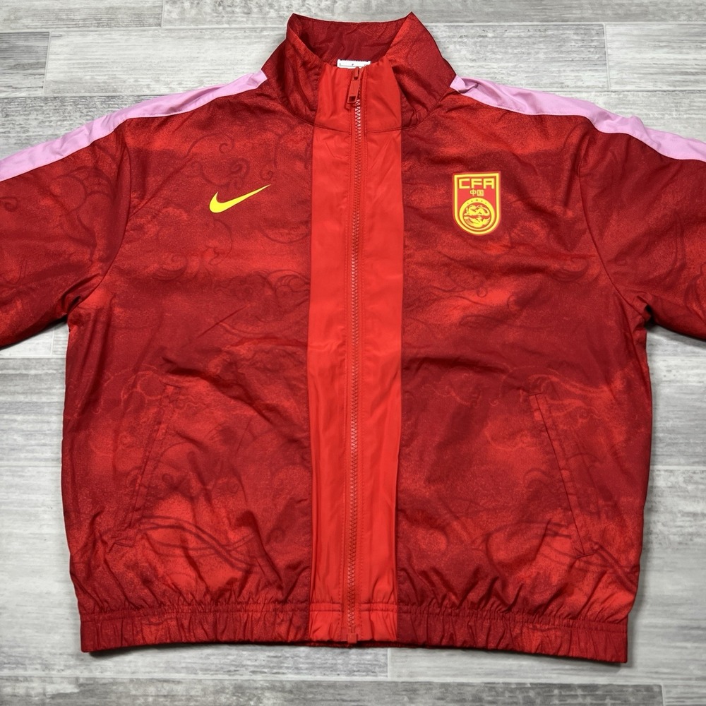 Nike China Football Academy (CFA) Women's Smll Soccer Jacket Red DV1946-687